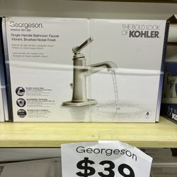 Kohler Georgeson Single Handle Bathroom Faucet
