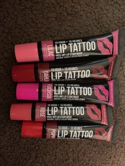 Lip tattoo