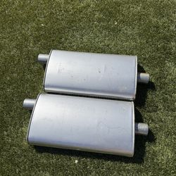 66-1974 Mopar B-Body 2-1/4" Mufflers Charger GTX Dodge Coronet Road Runner Satellite MB2620