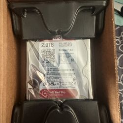 Western Digital 2TB WD Red Pro NAS Internal Hard Drive - 7200 RPM Class, SATA 6