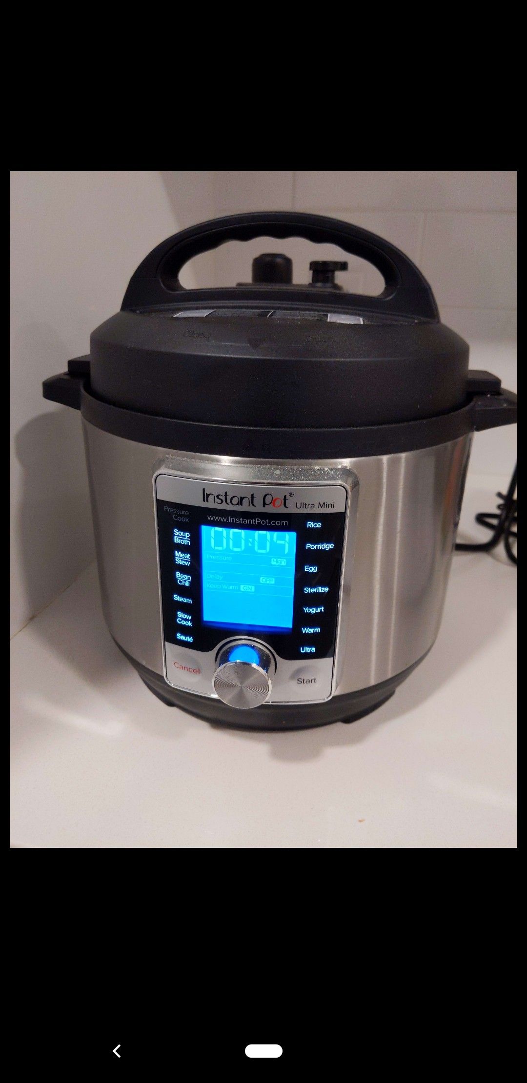 InstantPot Ultra Mini 3qt
