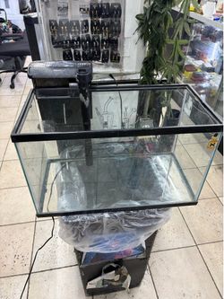 Top Fin Glass Aquarium with Power Filter