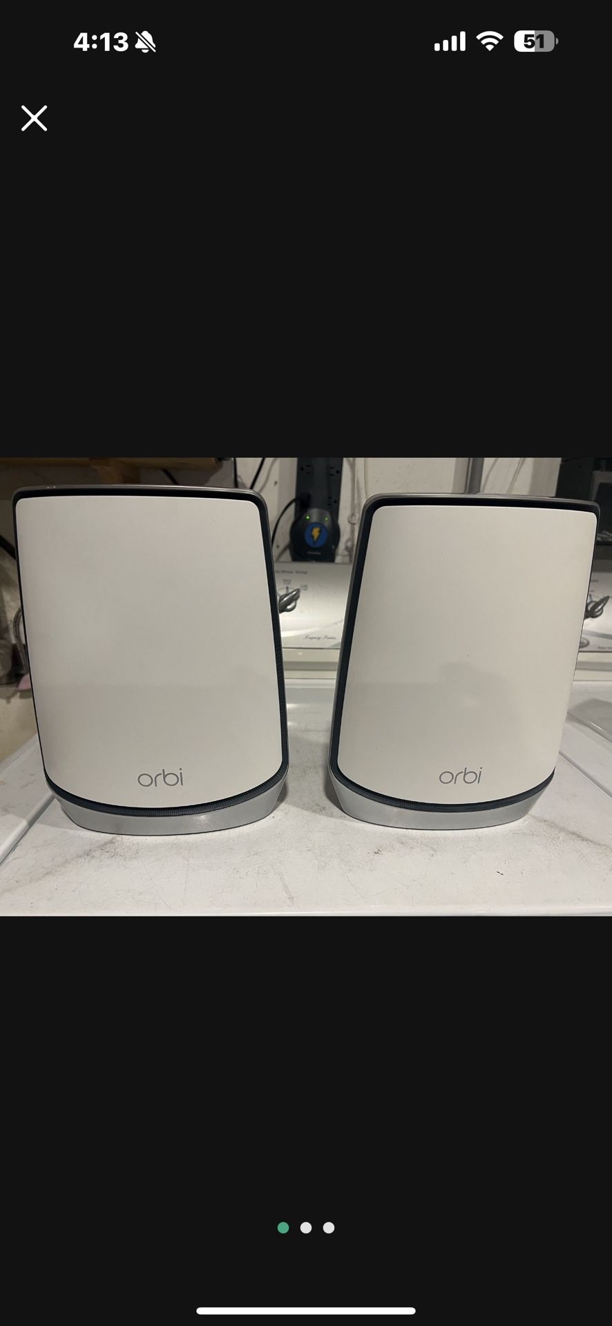 Netgear Orbi WiFi 6 Router and Satellite