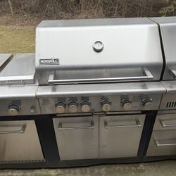 Nexgrill Gas And Charcoal Island Grill