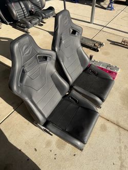 Nrg omega bucket seats with e36/46 mounts
