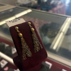 10k Dangle Earrings