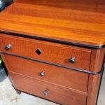 Pair Of Wood Bed End Tables Nightstand 