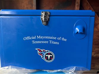 Tennessee Titans Hellmanns Retro Cooler with Bottle Opener