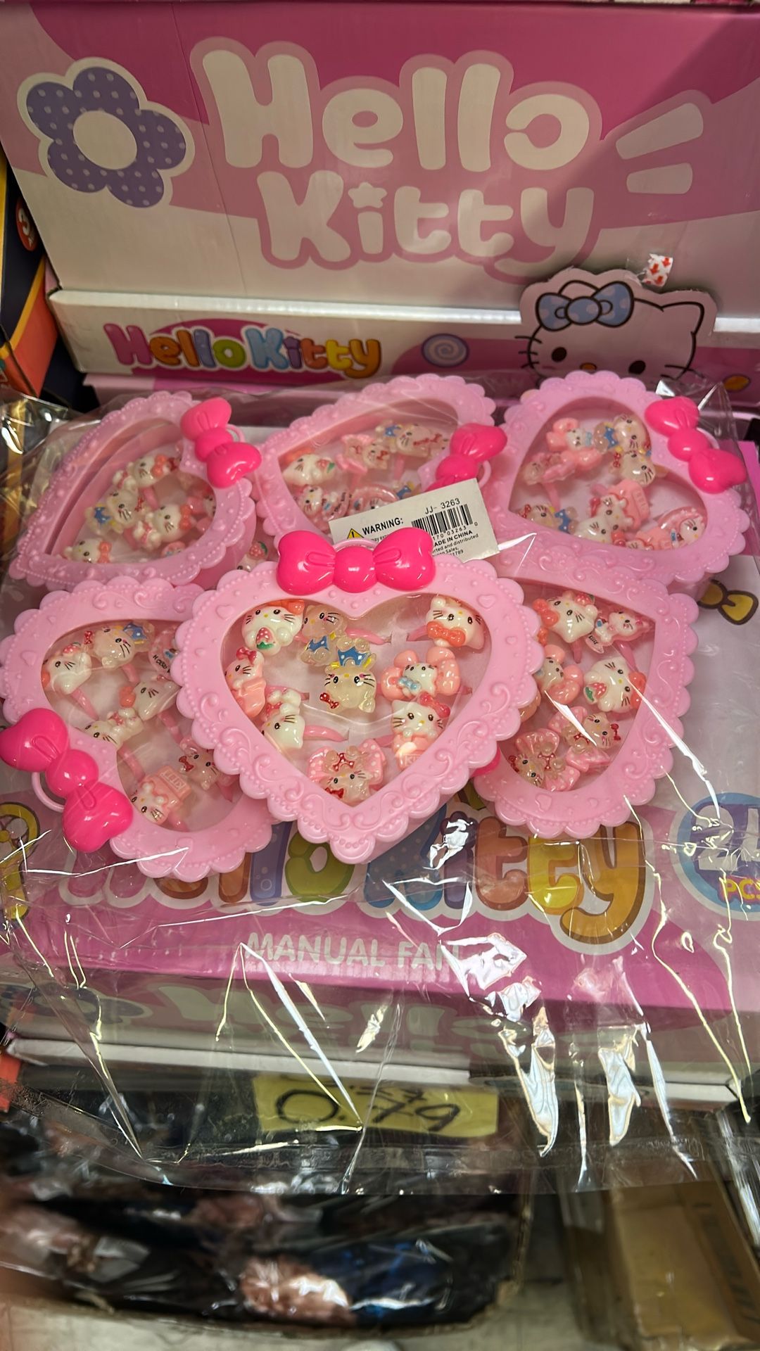6 Boxes Hello Kitty Rings