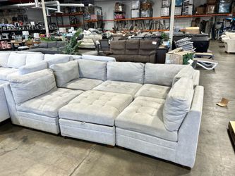 Thomasville tisdale fabric Modular sectional