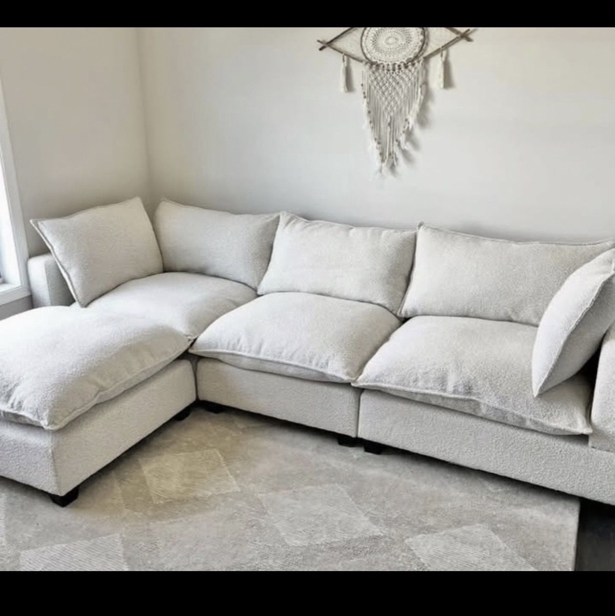 GRAY βοΈ SECTIONAL w/ Ottoman ππ