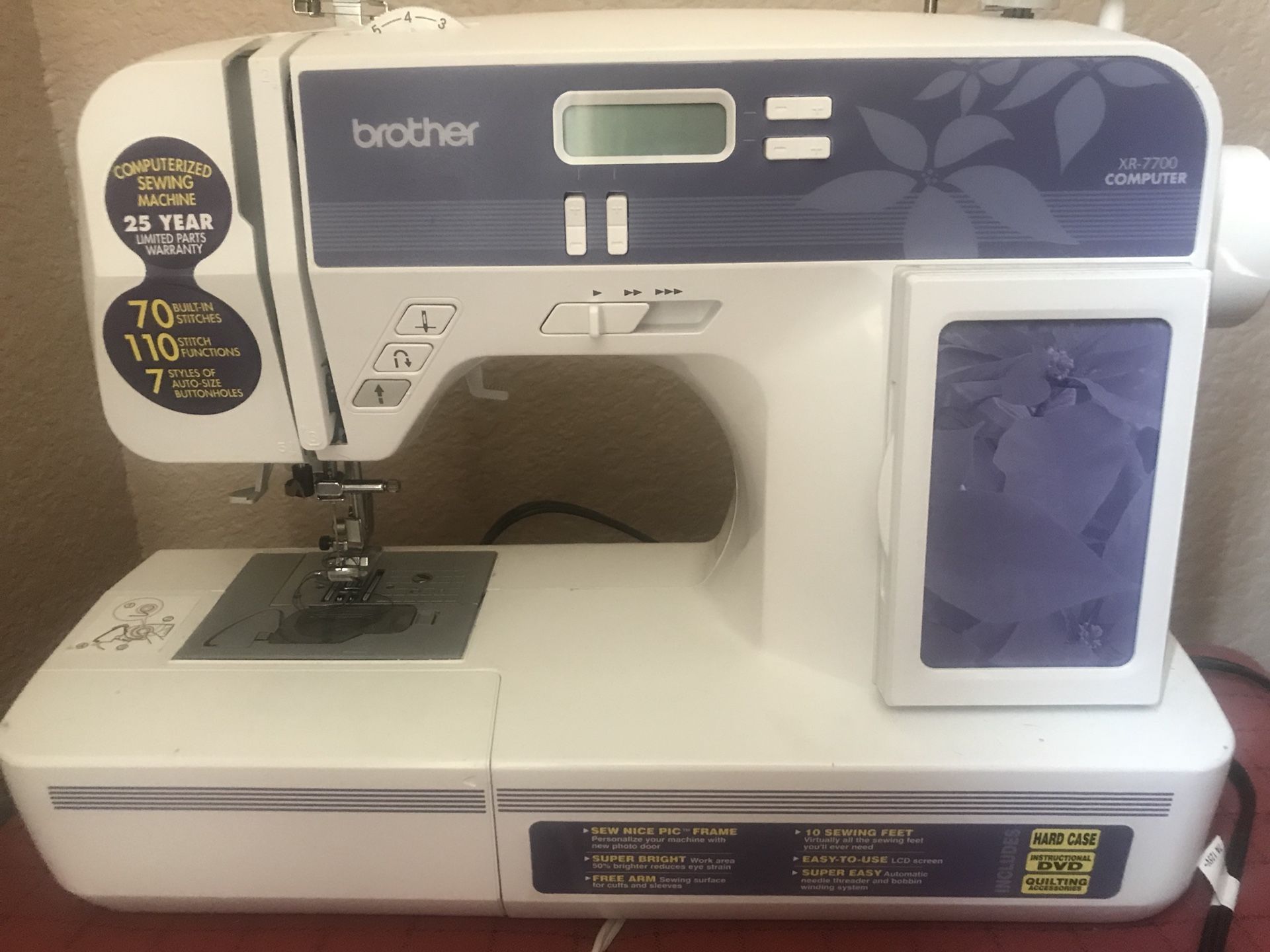 Brother XR7700 Computerized sewing machine