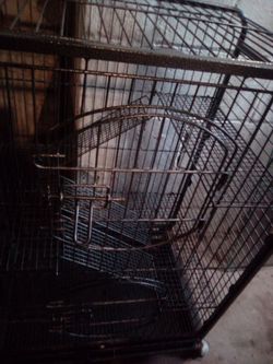 Small Animal Black Metal Cage