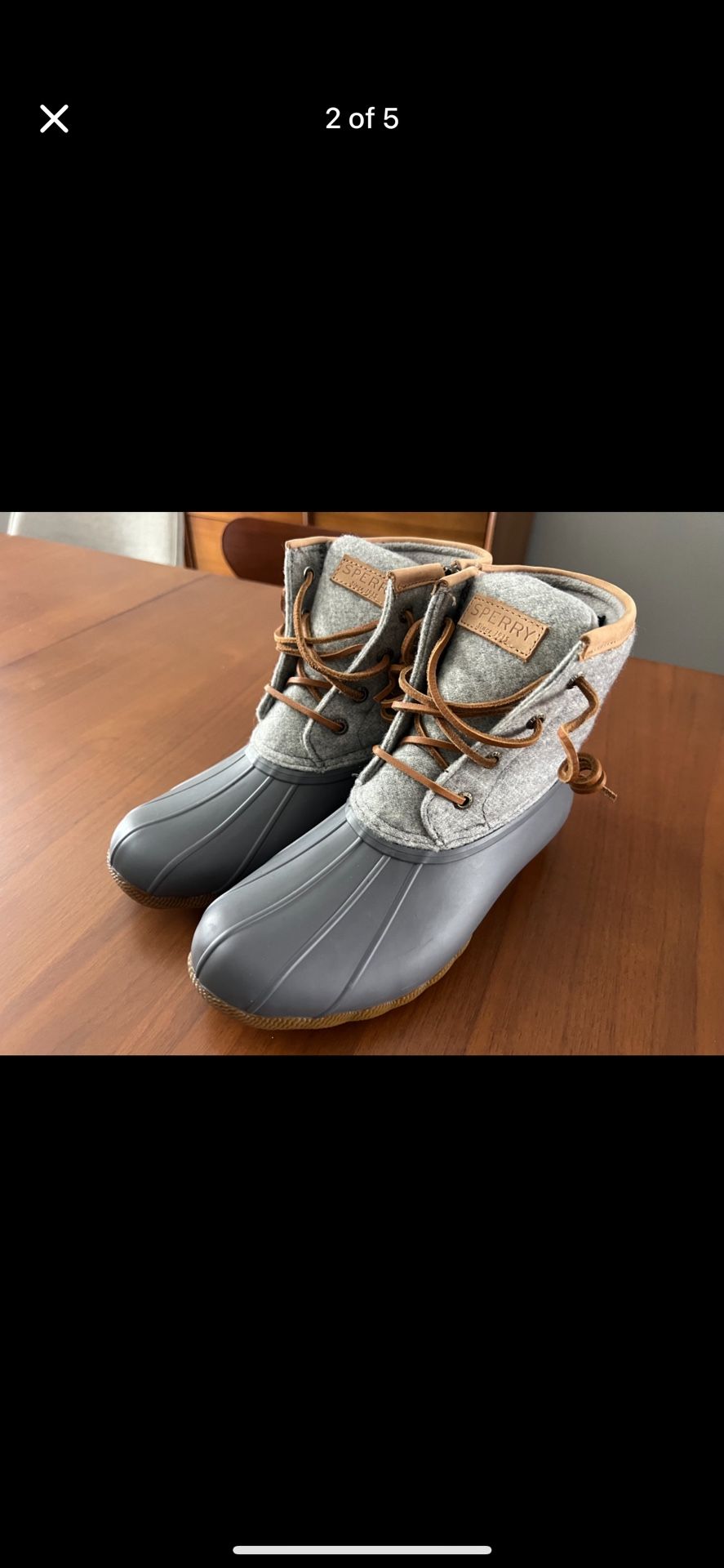 Sperry Women's Saltwater Emboss Wool Boots