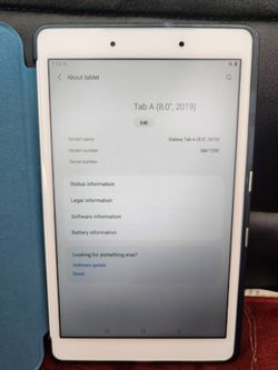 Galaxy Tab A 8.0" (2019, Wifi + Bluetooth, 32GB) - White