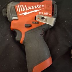 M12 FUEL 12V 1/4 in. Hex Impact Driver/Hammer Drill & Batteries 