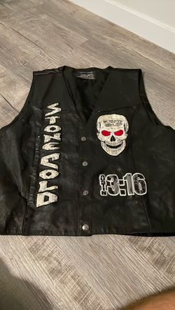 WWF Stone Cold Steve Austin 3:16 Leather Vest XL