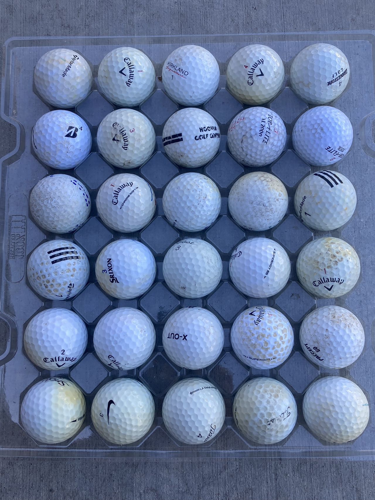 30 Golf balls