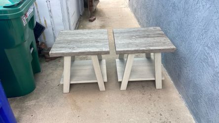 End tables 22”x 24”
