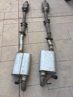 95 mustang semi-full exhaust system