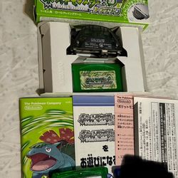 Nintendo Gameboy Advance Pokemon Game Lot bundle Japanese Emerald Leafgreen in box