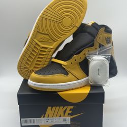 Nike Air Jordan 1 Retro High OG Pollen Black Yellow 555088-701 Men’s 9.5 