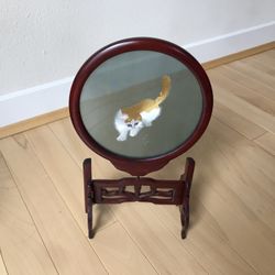 Vintage Chinese Needle Work Decor 