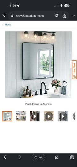 Bathroom mirror
