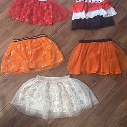 Girls Holidays Skirts (5) Sizes 4-6