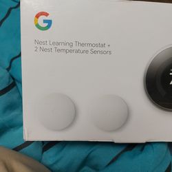 Nest Learning Thermostat+ 2 Nest Temperature Sensor 