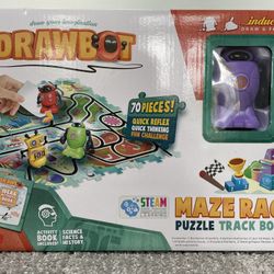 DrawBot: Maze Race Puzzle Track Board