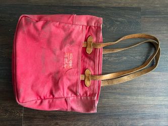 Filson Red label canvas tote