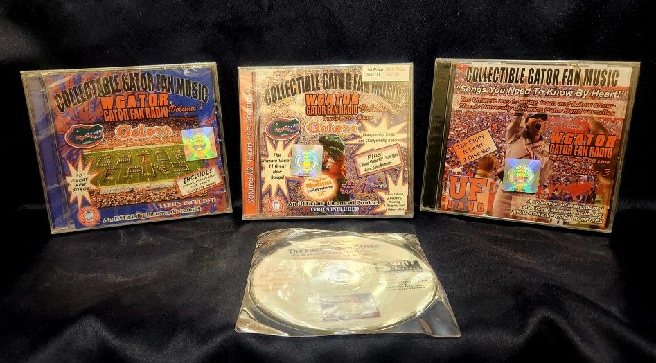 FLORIDA GATORS PARTY CD COLLECTION SET