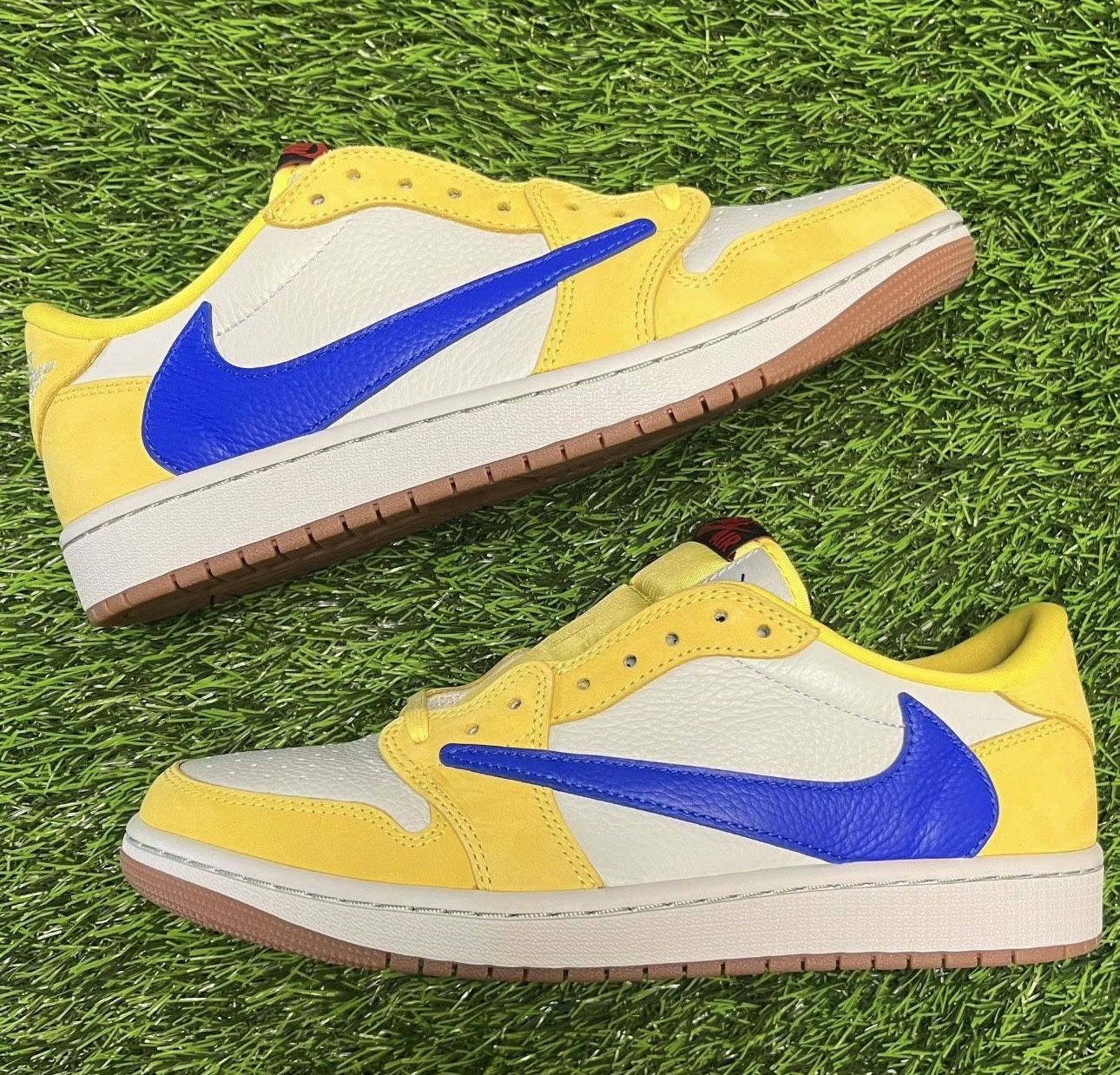 Travis Scott Canary Jordan 1 Low