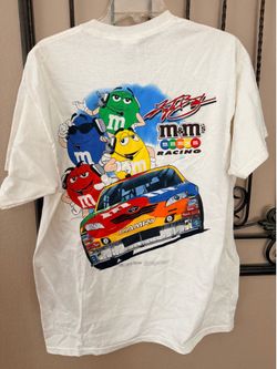 Y2K NASCAR Kyle Busch M&M shirt size Large