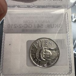 5 DWT Platinum Round (Approx. 1/4 oz)
