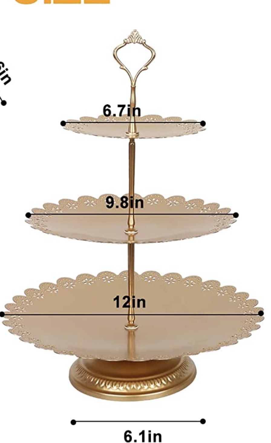Gold Cupcake Stand