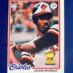 1978 Topps Eddie Murray Rookie Baseball Card 