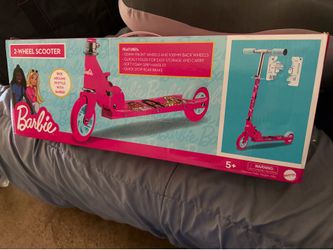 2 wheel Barbie scooter