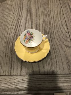 Fine china tea cups