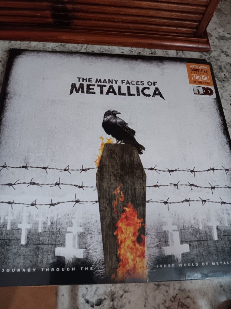 METALLICA-The Many Faces Of: Double Coloured Vinyl Lp Record NEW Sealed