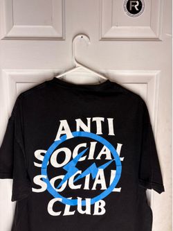 Anti social club x fragment blue tee