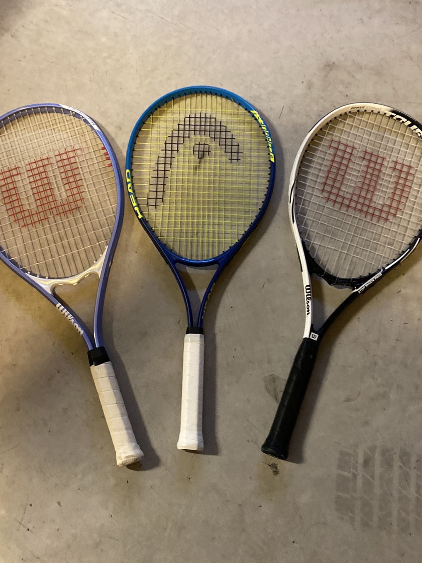 3 Tennis Rackets (used)