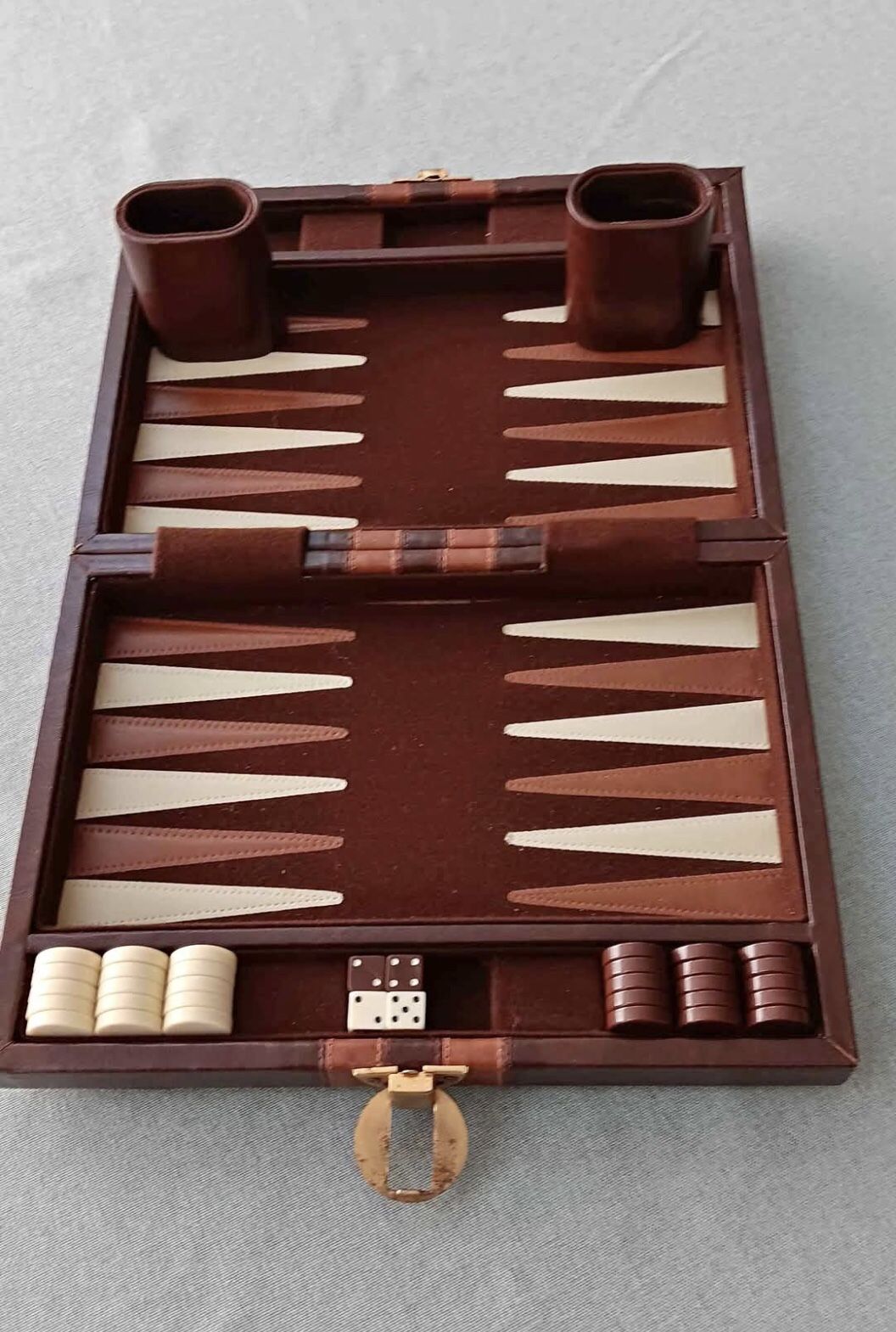 Leather Backgammon