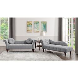 Dove Grey Sofa Sette Only $325 HURRY IN