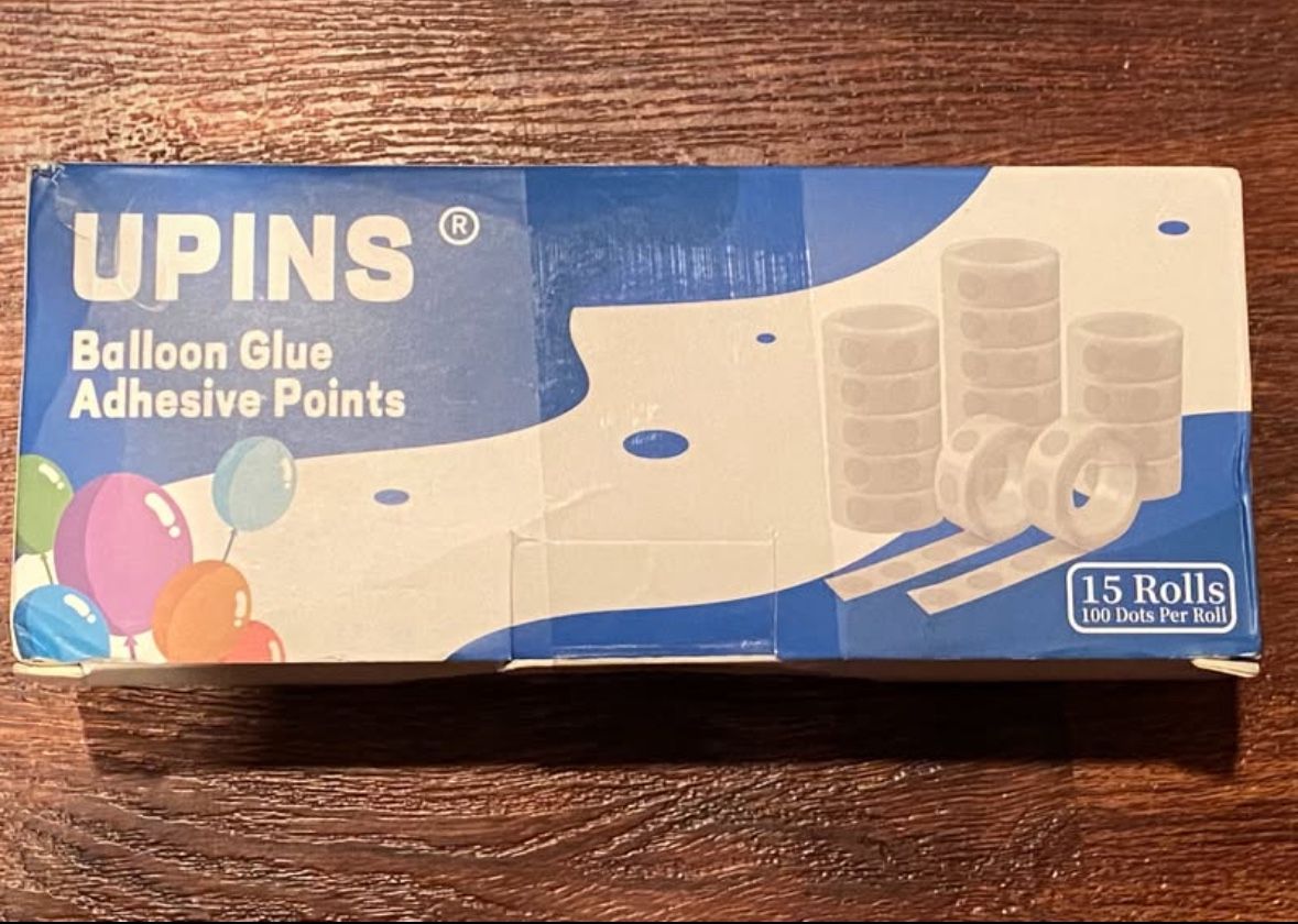 UPINS Balloon Glue Adhesive Points 15 Rolls