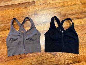 2 Vina women’s zipper front sports bras