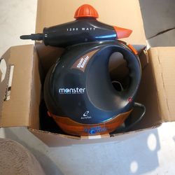 Monster steam booster with bag and accessories