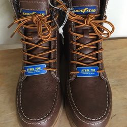 Brand New 8 1/2 men’s Goodyear still toe work boot