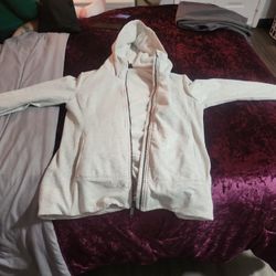 Womans Faux Fur Zip Up Hoodie